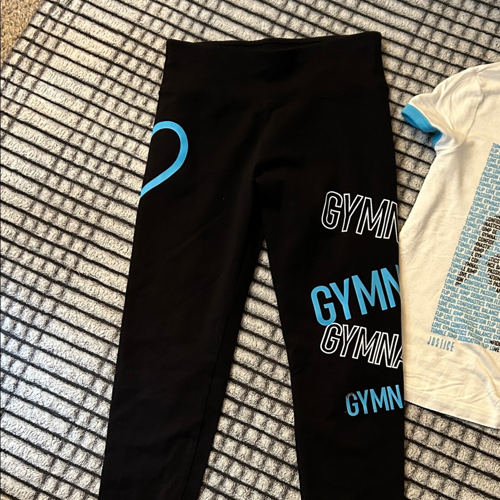 Justice Gymnastics Three Piece Set (Girls 10) - Picture 5 of 7